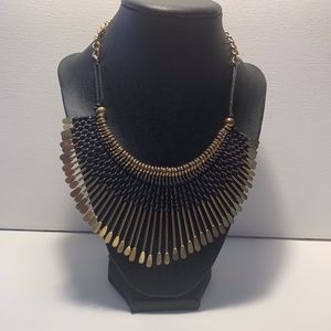Necklace with Metal Spikes.